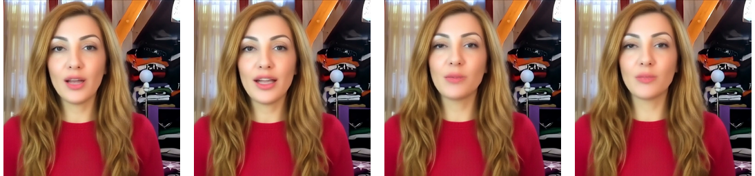 Paris 2.0 generated talking-head video frames